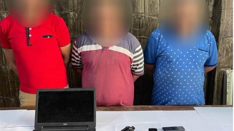 المتهمون والمضبوطات