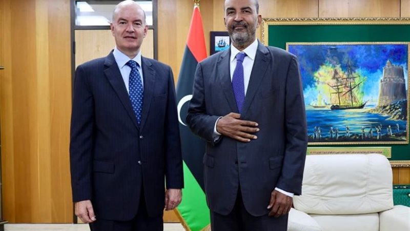 المجلس الرئاسي الليبي وسفير سويسرا لدى ليبيا