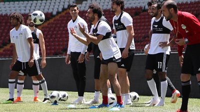 منتخب مصر يواصل تدريباته استعدادًا لودية الجزائر