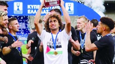 وسط الغرب.. عمرو وردة يدعم الشعب الفلسطيني