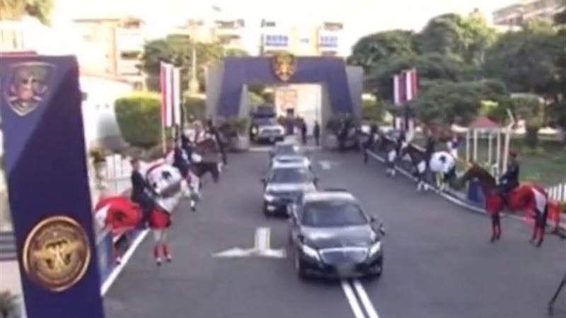 موكب الرئيس السيسي