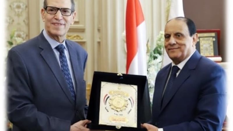 استقبال رئيس وأعضاء هيئة النيابة الإدارية