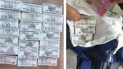 شخصان يحاولان تهريب مبالغ مالية كبيرة بمطار القاهرة