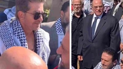 وقفة لنجوم الفن في لبنان تضامنا مع فلسطين