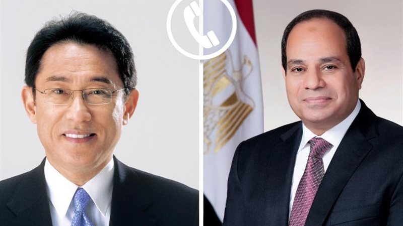 الرئيس السيسي ورئيس وزراء اليابان