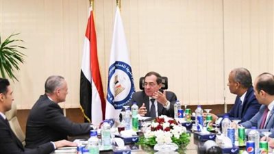 وزير البترول يناقش مع رئيس شركة هني ويل مشروعات الطاقة الخضراء