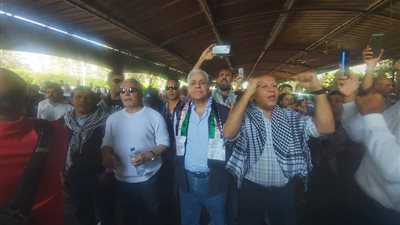 «فلسطين عربية رغم أنف الصهيونية».. هتافات المصريين ضد إسرائيل