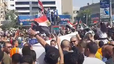 «يا فلسطين إحنا معاكي ليوم الدين».. الإسكندرانية ينددون بجرائم الاحتلال