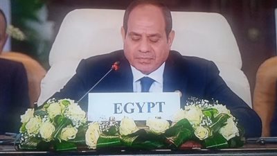 الرئيس السيسي يوجه رسالة أمل للعالم لإنهاء الصراع «الفلسطيني الإسرائيلي»