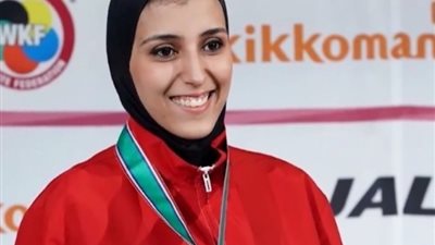 الاتحاد الدولي للكاراتيه يكرم جيانا فاروق على هامش دورة الألعاب القتالية