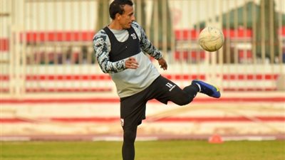 فقرة تأهيلية خاصة لعبد الشافي على هامش مران الزمالك