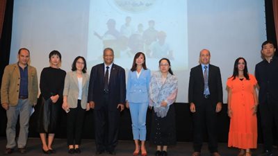 بدء المؤتمر الصحفي للإعلان عن التعاون الفني الصيني المصري