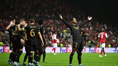 ليلة الأبطال.. ريال مدريد يتقدم بهدف في الشوط الأول أمام سبورتنج براجا