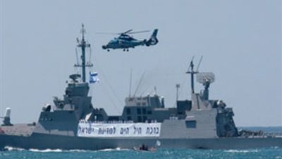 السفن الحربية الإسرائيلية تشارك في القصف الحالي على غزة