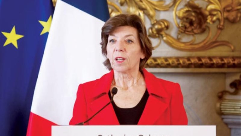 وزيرة الخارجية الفرنسية