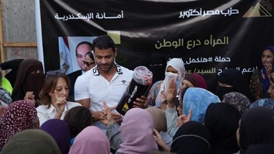 جولات لحزب مصر أكتوبر في الإسكندرية لدعم الرئيس في الانتخابات المقبلة