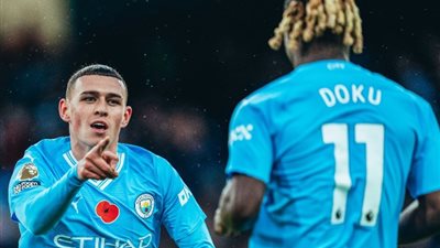 بسداسية.. السيتي يفوز على بورنموث ويتصدر الدوري