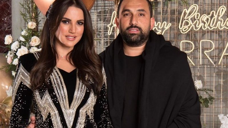 الفنانة درة وزوجها