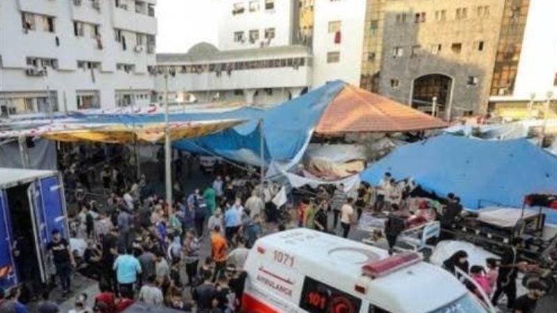 قصف مستشفى الإندونيسي