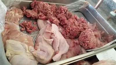 ضبط 119 طن لحوم ومواد غذائية فاسدة بالجيزة