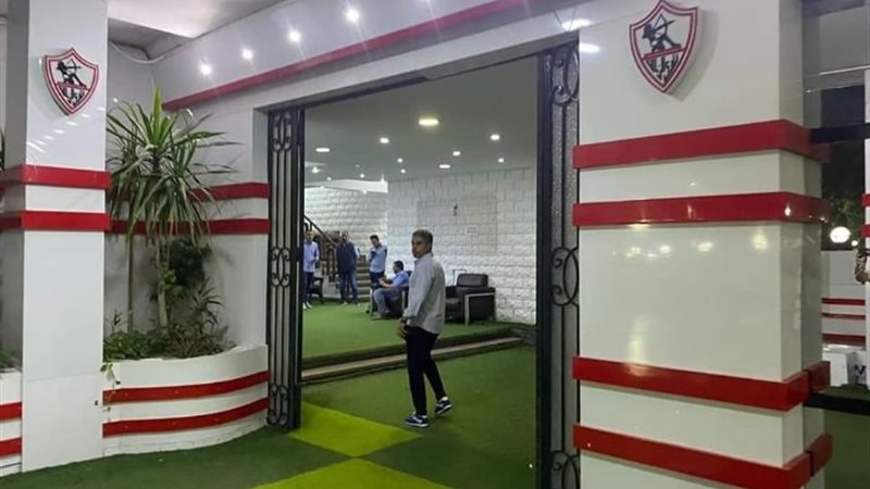 معتمد جمال - داخل مقر الزمالك
