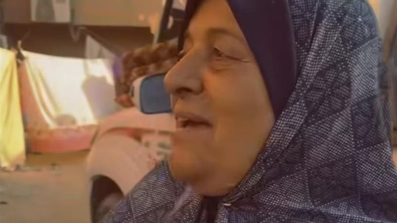 مسنة فلسطينية