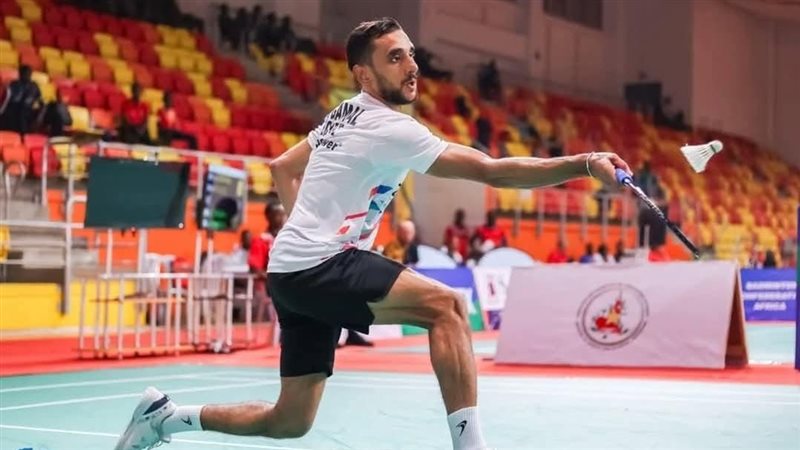 أدهم حاتم لاعب الريشة الطائرة 