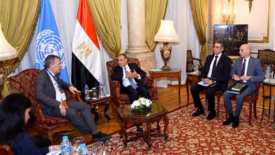 وزير الخارجية يستقبل المفوض العام أنروا ويؤكد على الدور الهام للوكالة