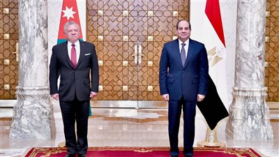 الرئيس السيسي يهنئ ملك الأردن بنجاح العملية الجراحية