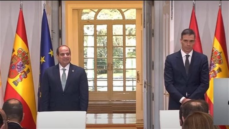 الرئيس السيسي ورئيس الوزراء الإسباني