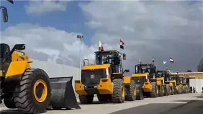 معدات الوساطة «المصرية - القطرية» تدخل شمال غزة استعدادا للإعمار (فيديو)