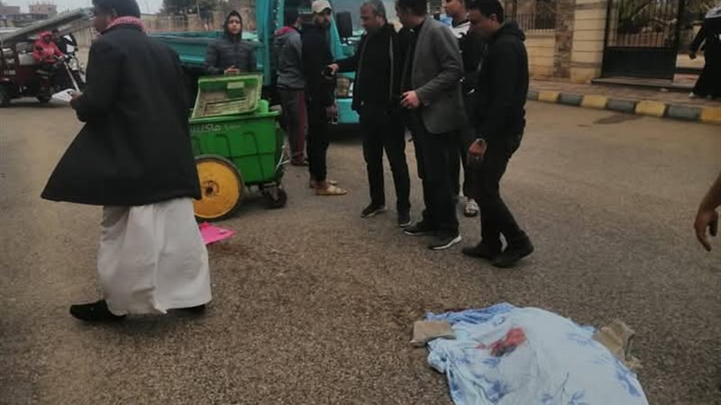 جانب من الحادث 