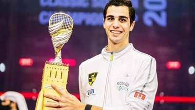 علي فرج ونوران جوهر يتأهلان إلى نصف نهائي بطولة تكساس للاسكواش