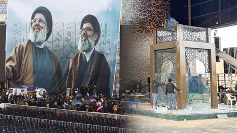 مراسم تشيع جثمان حسن نصرالله