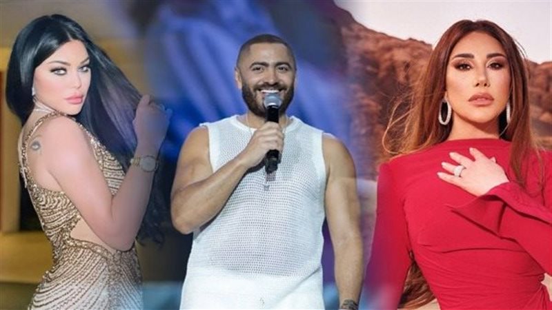 نجوى كرم وتامر حسني وهيفاء وهبي