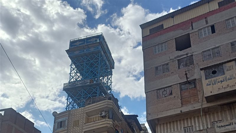 صورة من مكان الحريق 