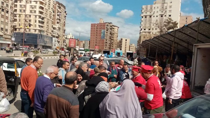 سوق اليوم الواحد بمدينة المنصورة
