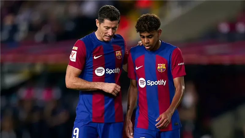 لاعبو برشلونة