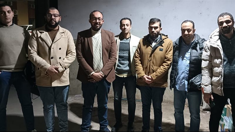 جانب من فريق التفتيش
