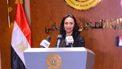 وزيرة التضامن تفتتح مركز استقبال أبناء العاملين بديوان عام الوزارة