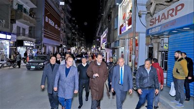 جولات محافظ سوهاج لضبط الشارع وتحسين مستوى الخدمات
