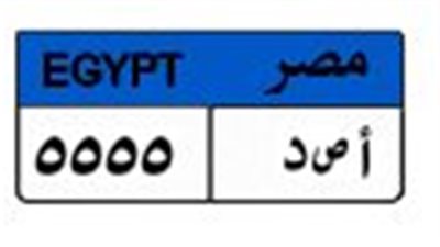إغلاق المزاد على لوحة سيارات بـ 250 ألف جنيه بين 4 متنافسين