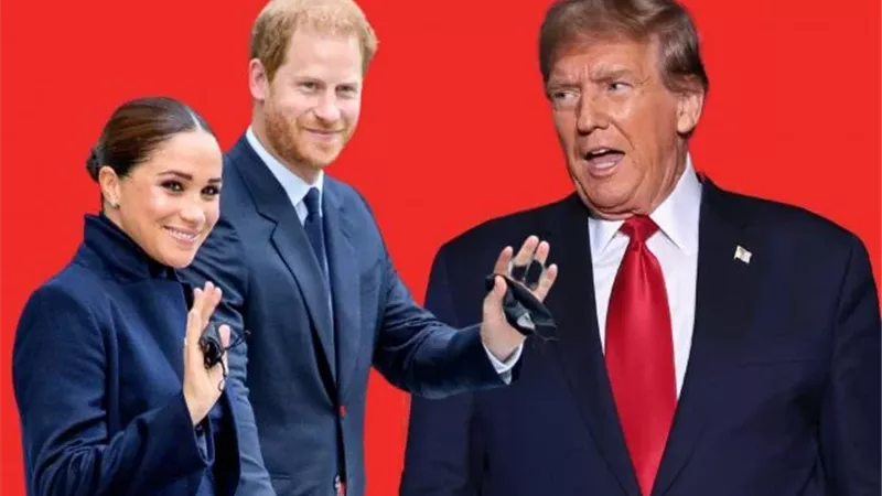 الرئيس الأمريكي والأمير البريطاني