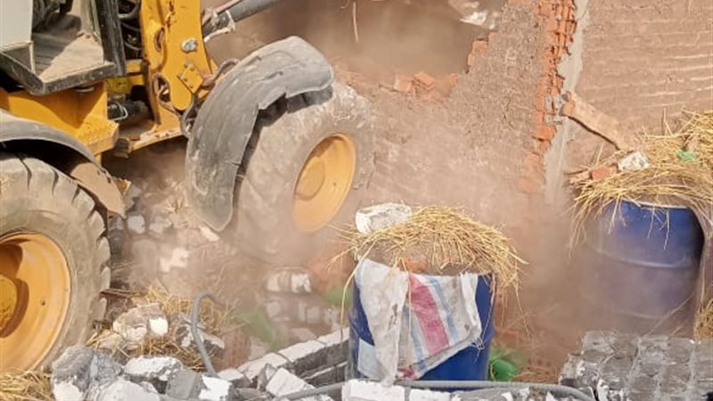 جانب من حملات الإزالة 