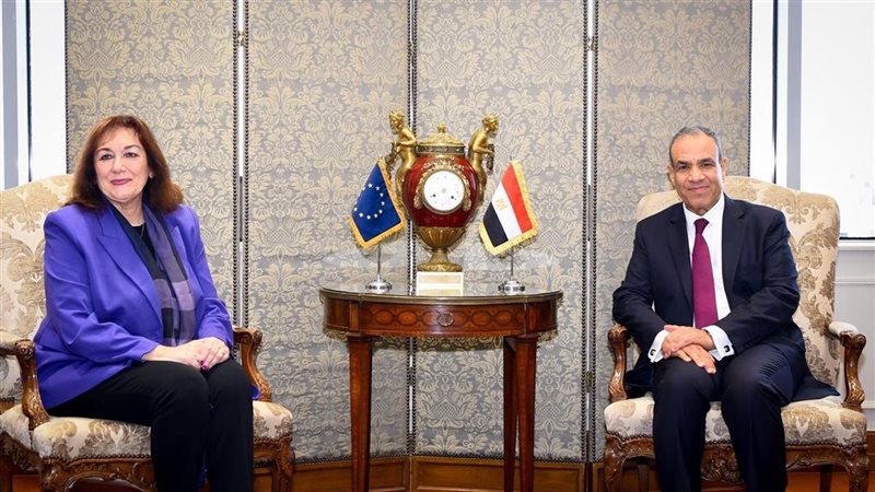 وزير الخارجية الدكتور بدر عبد العاطي خلال اللقاء