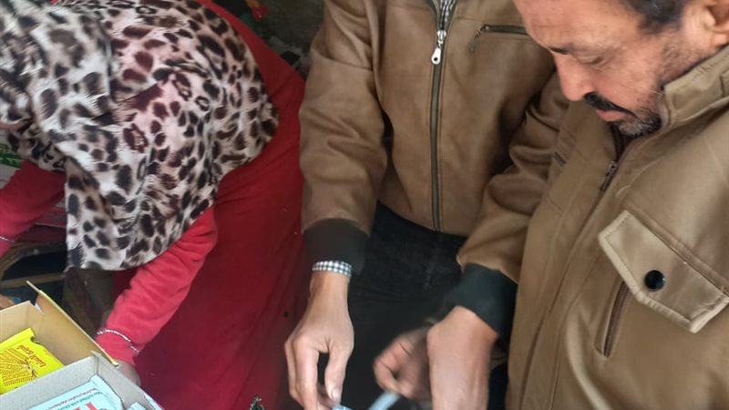 جانب من الحملات التفتيشية على المحلات 