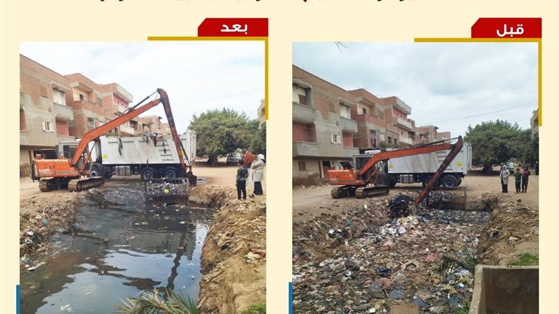 جانب من حملات رفع القمامة 