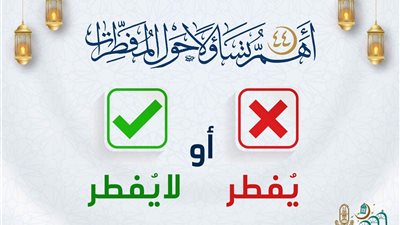 مركز الأزهر العالمي للفتوي يجيب عن أهم التساؤلات حول المفطرات في شهر رمضان 