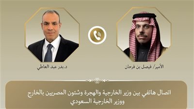 وزير الخارجية يتابع مع نظيره السعودي مخرجات القمة العربية غير العادية