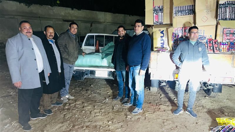 حملات التموين بالفيوم لضبط تجار الشماريخ